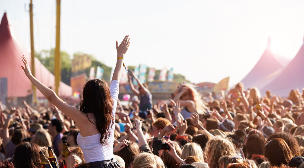 Crowds Enjoying at Love International Music Festival